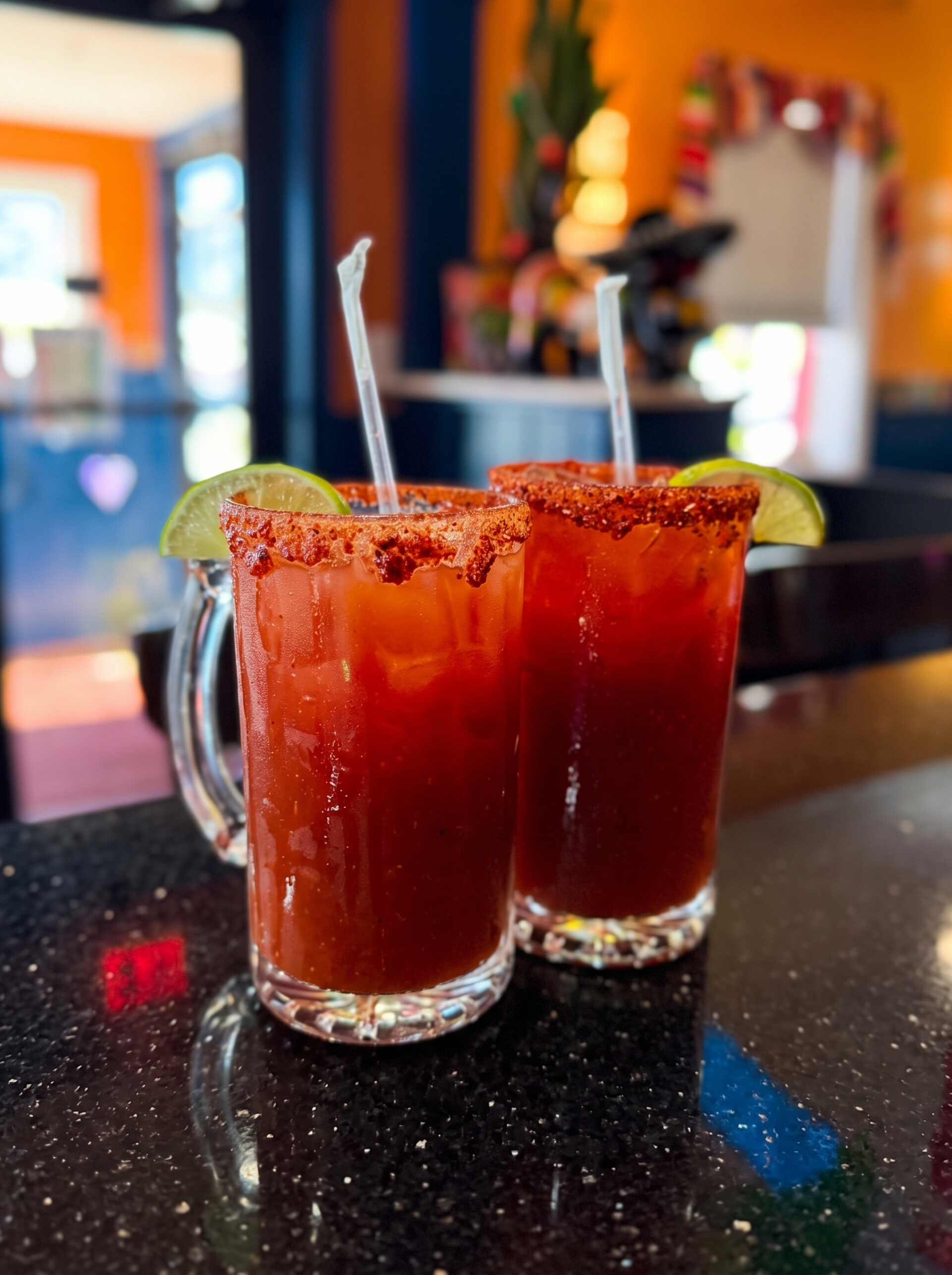 Hand-shaken margaritas