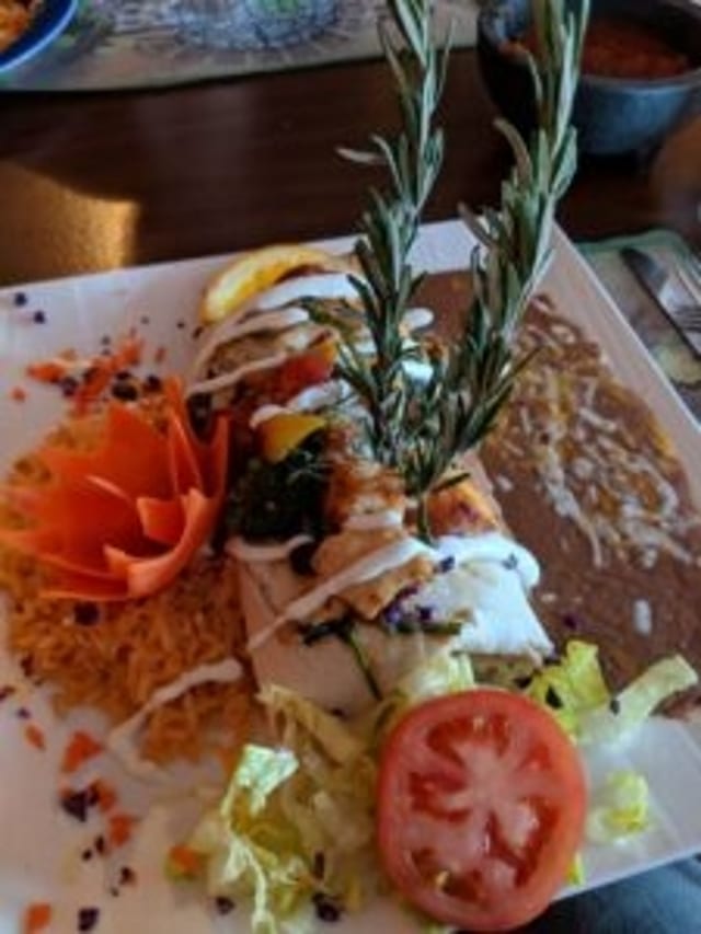 Vegetable Burrito.